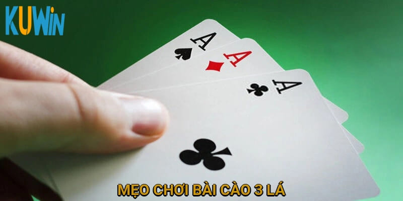 Mẹo chơi bài cào 3 lá
