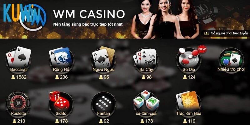 WM Casino - Điểm đến lý tưởng với hệ thống hiện đại